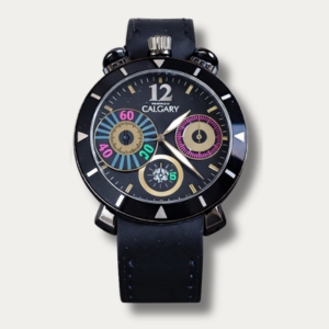 calgary chronograph black